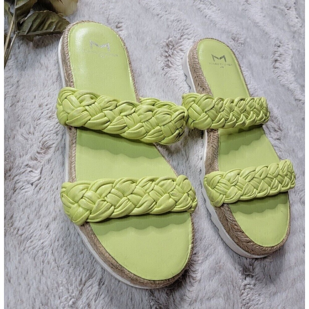 Marc Fisher Jaimee Espadrille Slip On Braided Str… - image 5